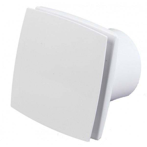 Duka EL 700 TH ventilator i hvid - timer og fugtstyring