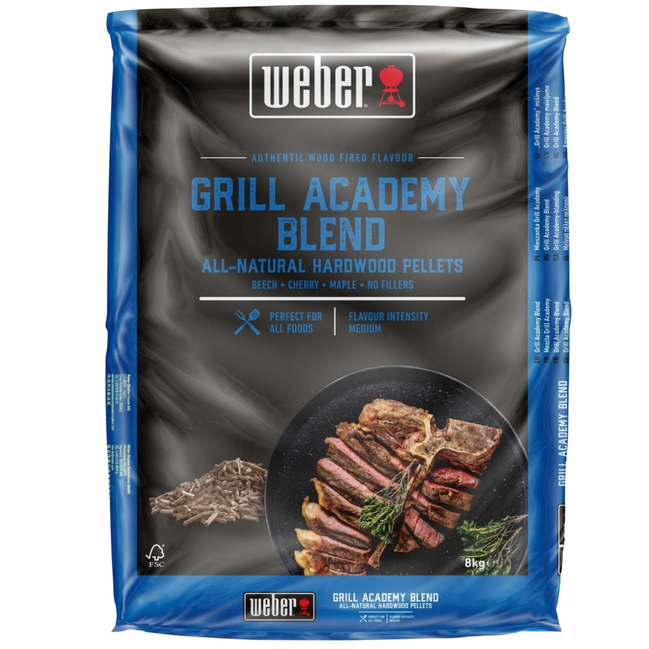Weber Grill Academy-blanding Træpiller 8 kg