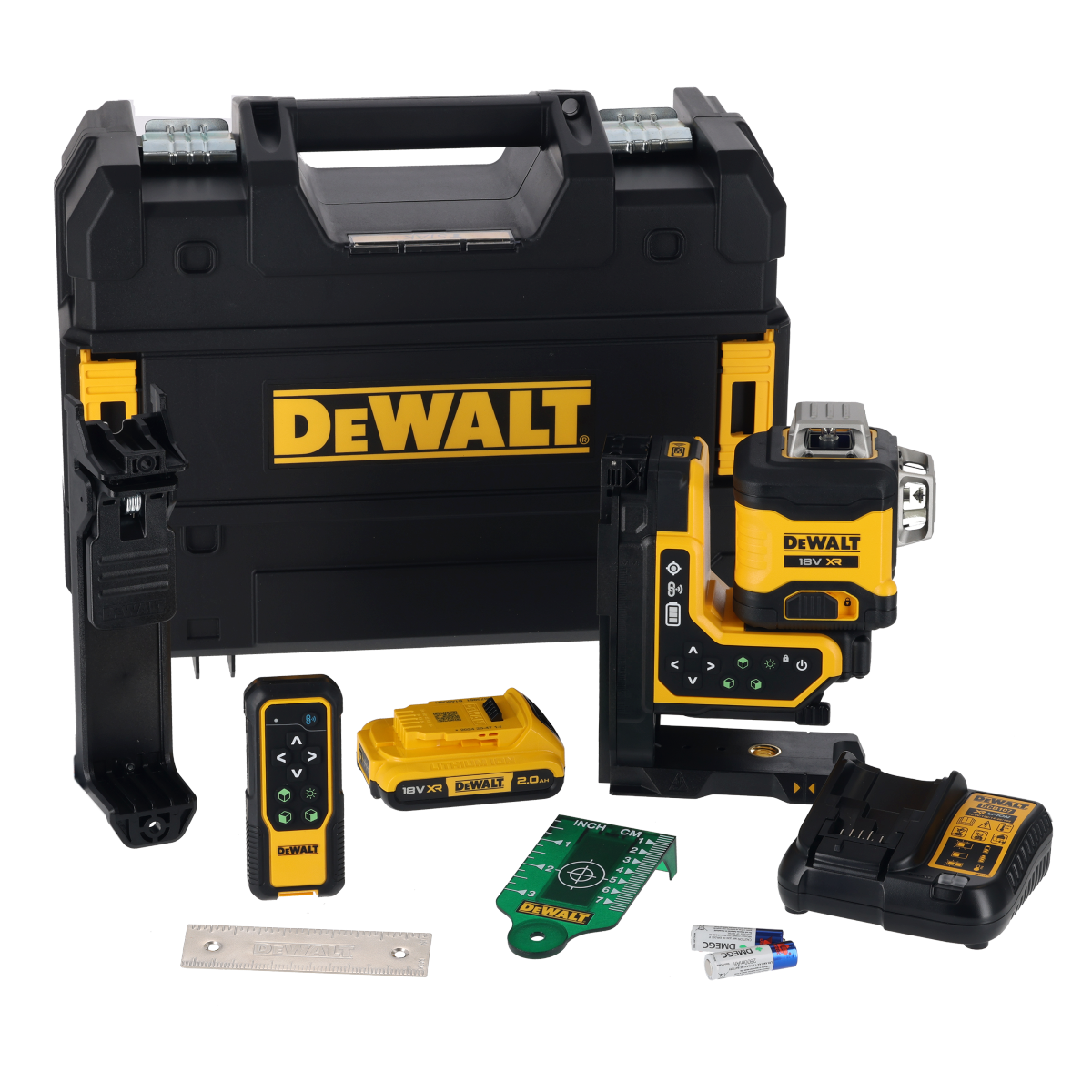 DeWALT DCLE34035D1-QW 18V XR 3x360⁰ Laser med 2,0 ah batteri og oplader