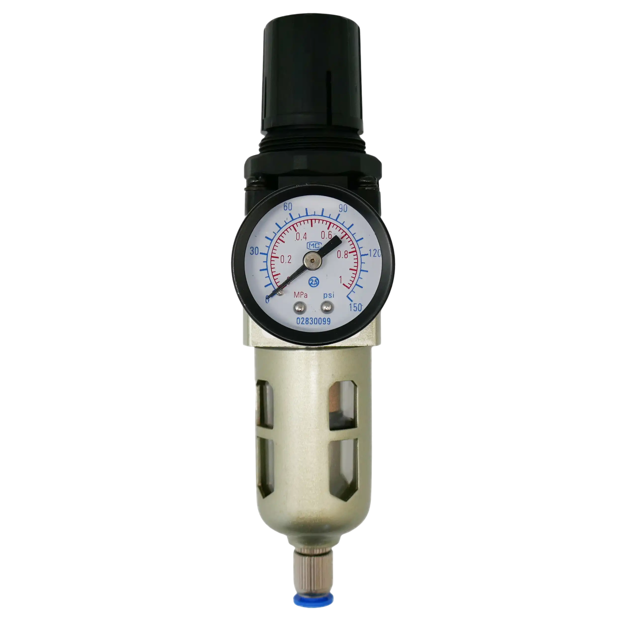 Flowconcept Filterregulator 1/4" 0-10 bar inkl. manometer