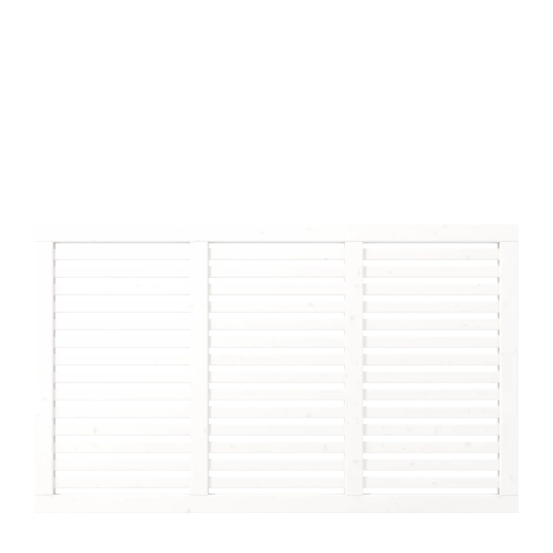 Plus Harmoni Hegn i Hvid RAL 9010 180×107 cm