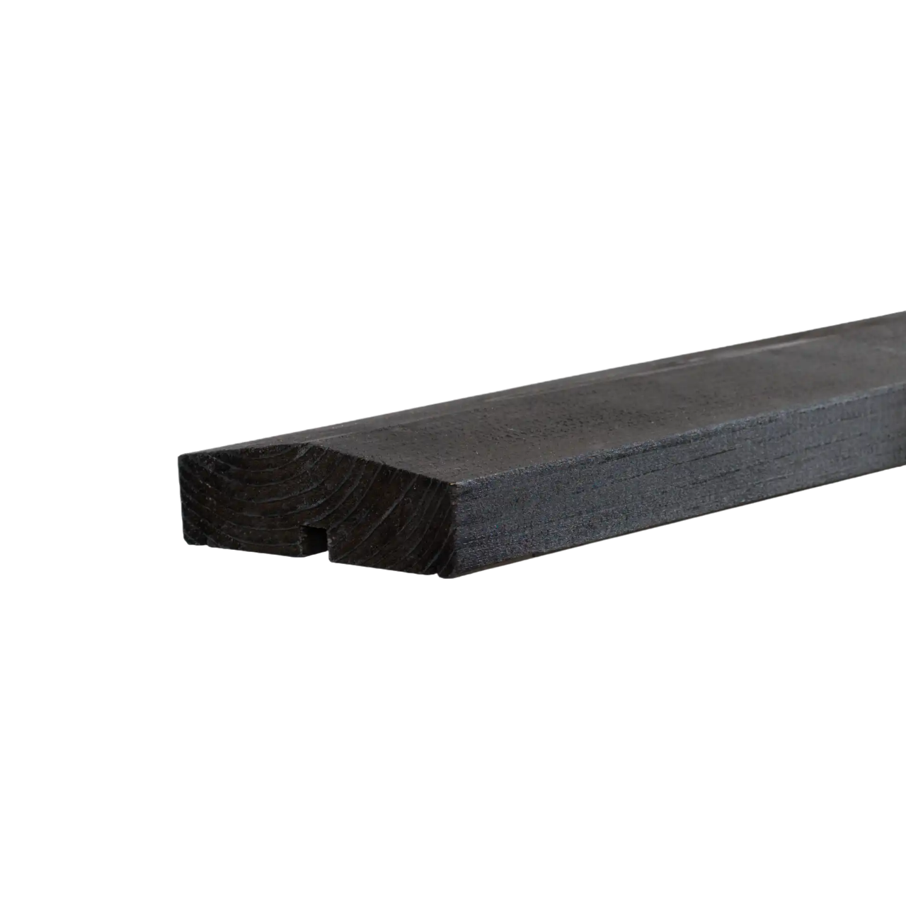 Plus Klink/Plank topafslutning 200 cm - Sort RAL 9005