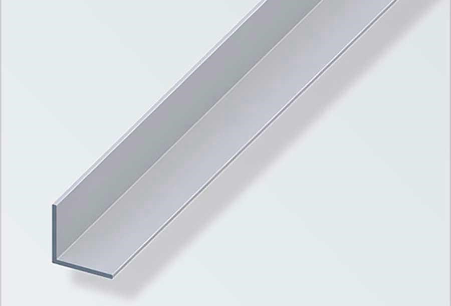 Roliba Vinkelprofil 15x15 mm alueloxeret - 1 m