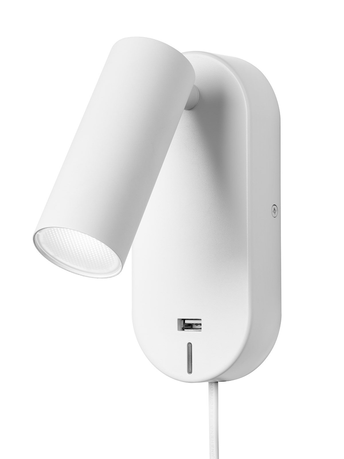 Nielsen Light Ego USB Væglampe i hvid