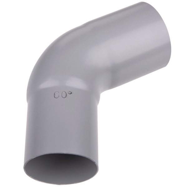 Plastmo plast 60 gr. bøjning 110 mm i grå
