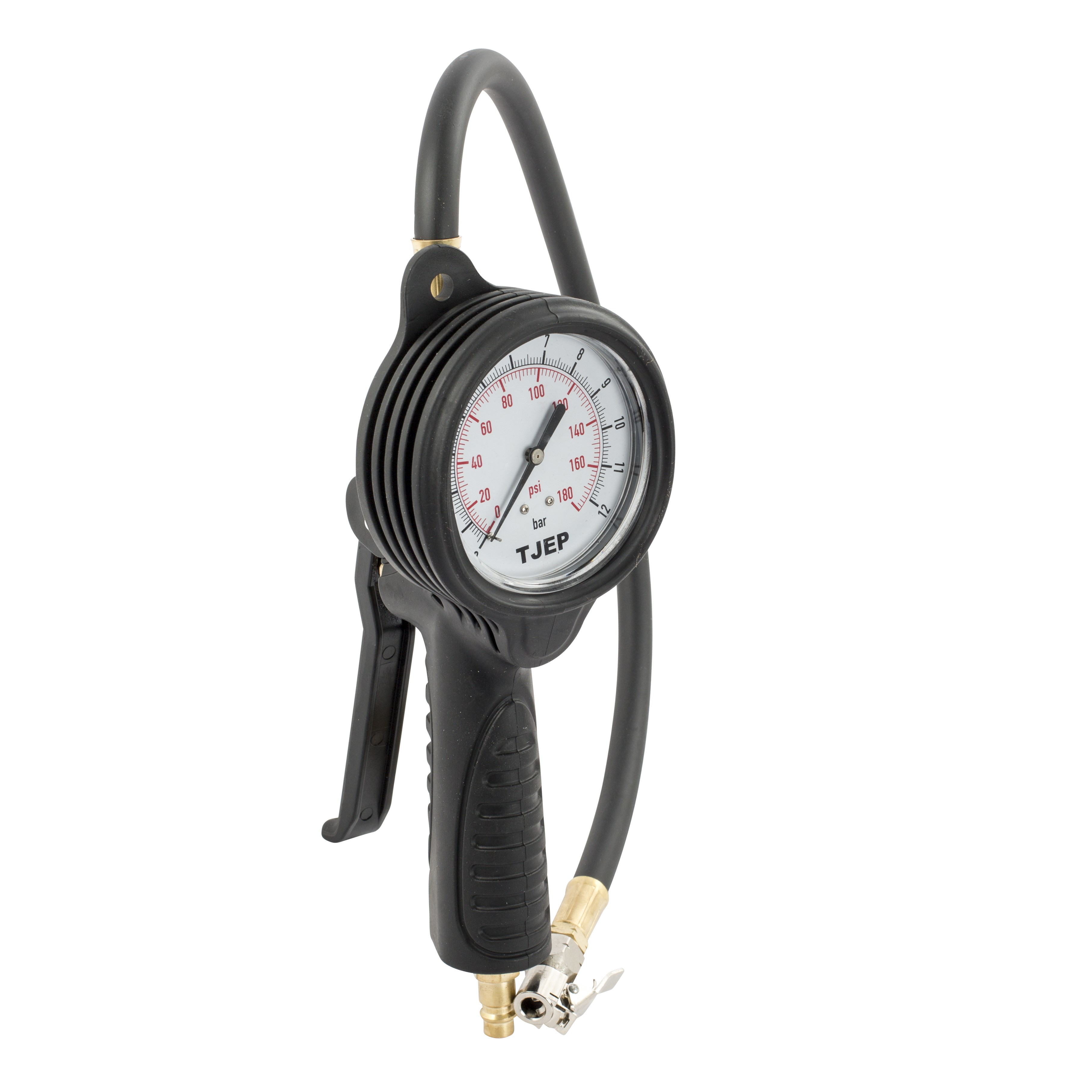 TJEP Pumpepistol med manometer 0-12 bar