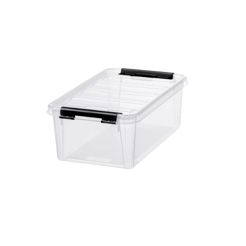 SmartStore Classic 4 L Opbevaringskasse med låg i transparent