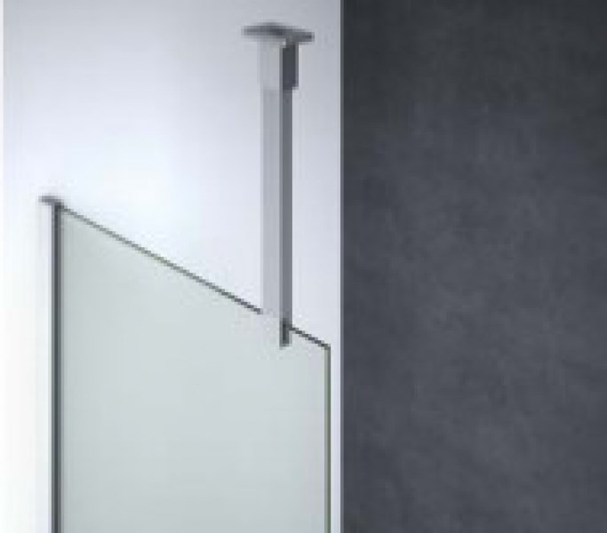 Scanbad Brus Stang til loftsmontage 100 cm Afstivning - sort mat
