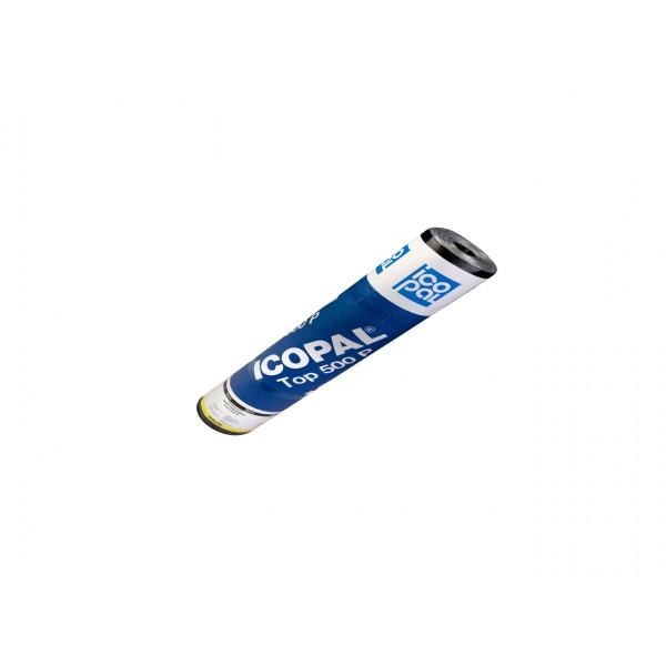 Icopal Tagpap Top 500 P Sort 0,33 x 7,5 m