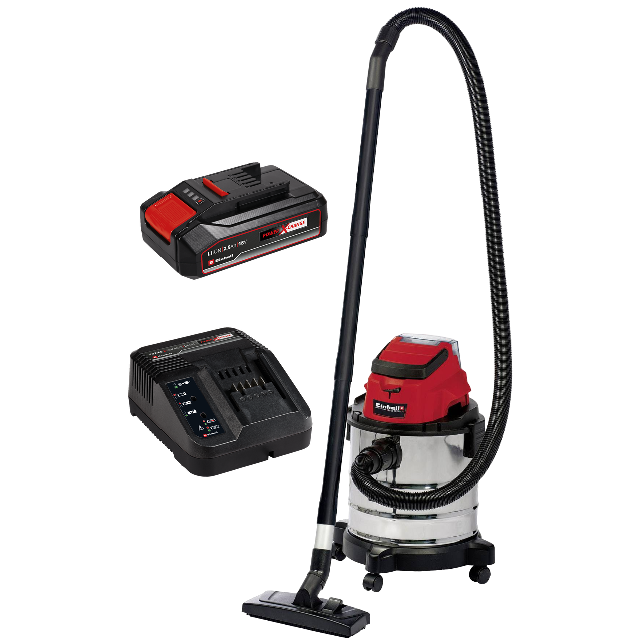 Einhell TC-VC 18V/20 Li Våd-/tørstøvsuger med batteri og lader
