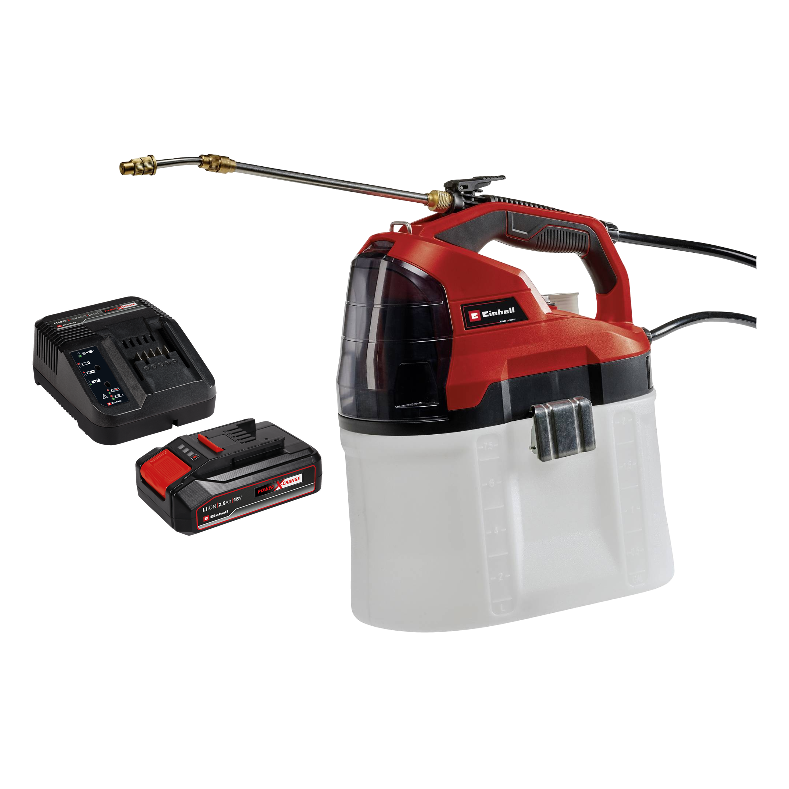 Einhell GE-WS 18/75 Li Tryksprøjte med batteri og lader