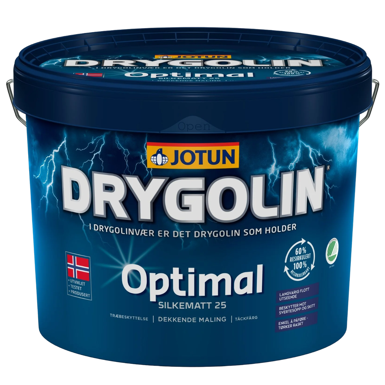 Drygolin Optimal 2,7L Træbeskyttelse - Antracitgrå (RAL 7016)