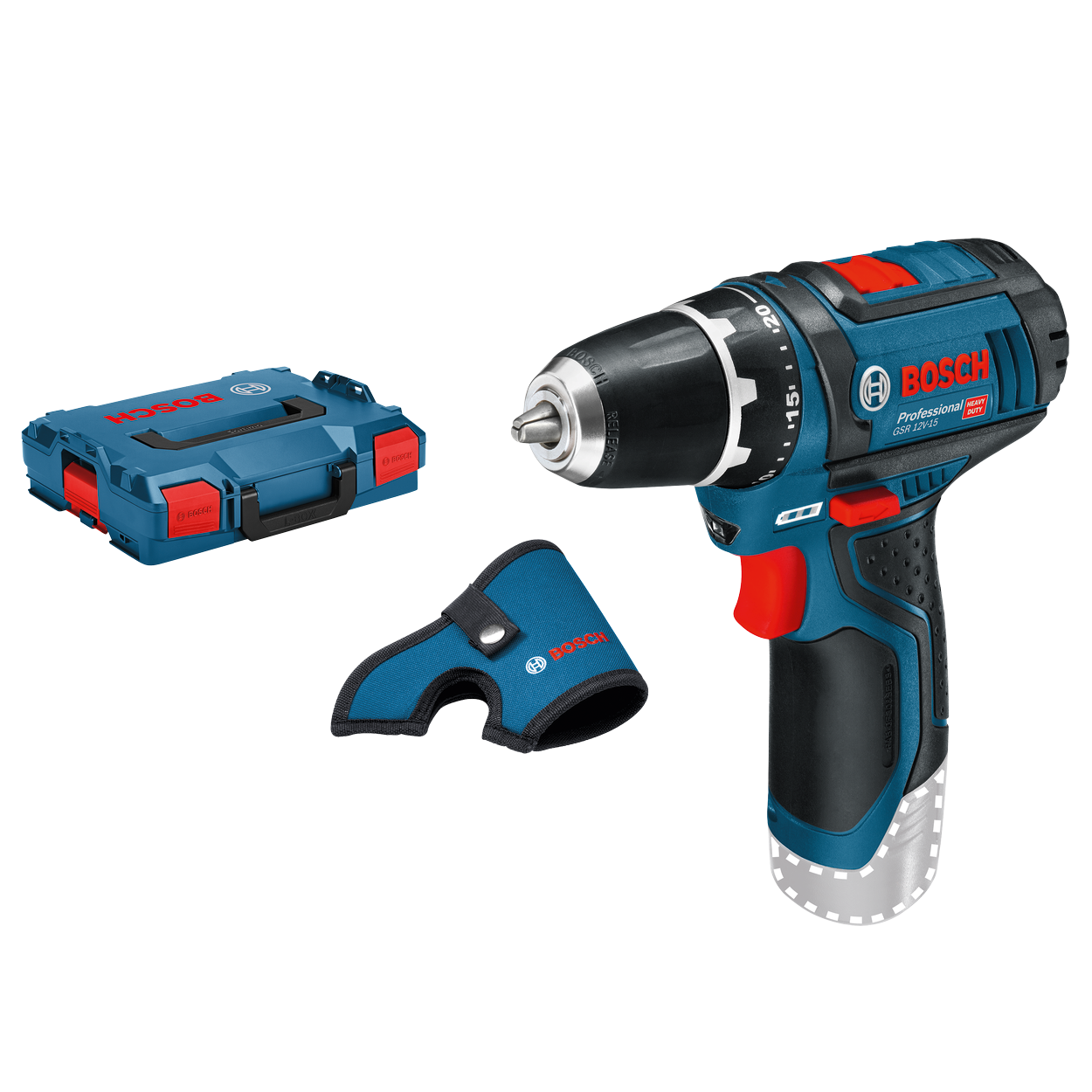 Bosch Professional GSR 12V-15 Bore-/skruemaskine – Solo L-BOXX