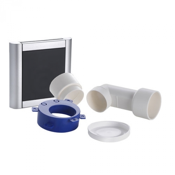 Nilfisk Design Sugekontakt i Alu/Sort– Inkl. fittings