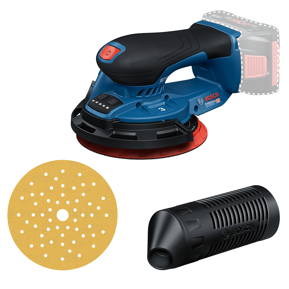 Bosch Professional GEX 18V-150-3 Excentersliber – Solo
