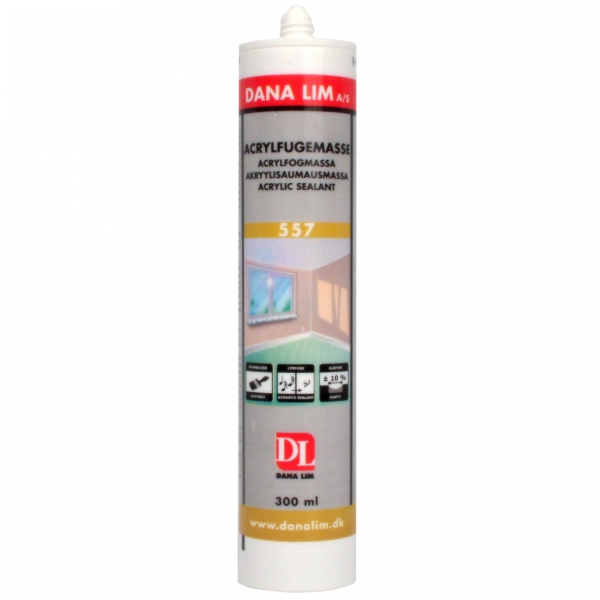 Dana Lim Acrylfugemasse 557 hvid
