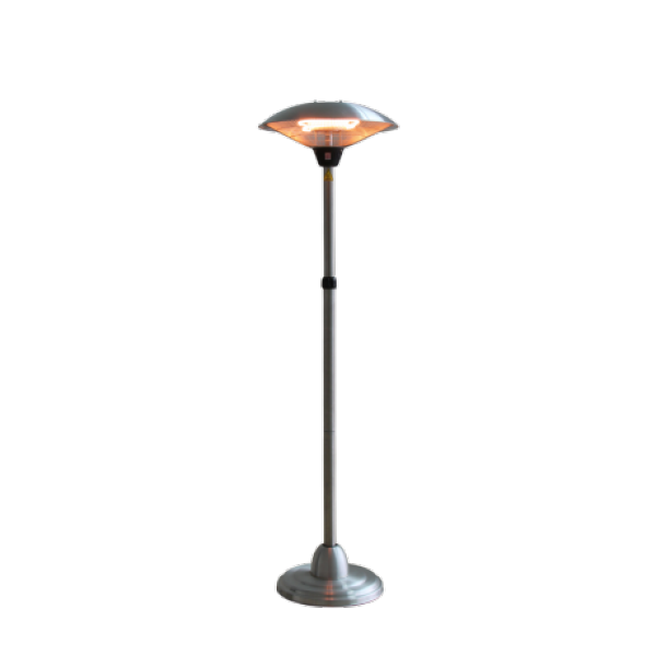 Hortus Terrassevarmer gulvmodel 2100W i rustfrit stål