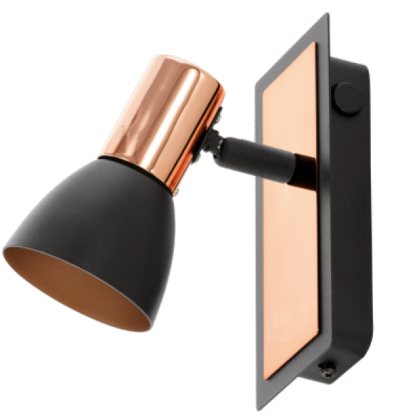 Eglo Barnham LED spot i kobber/sort - 94584