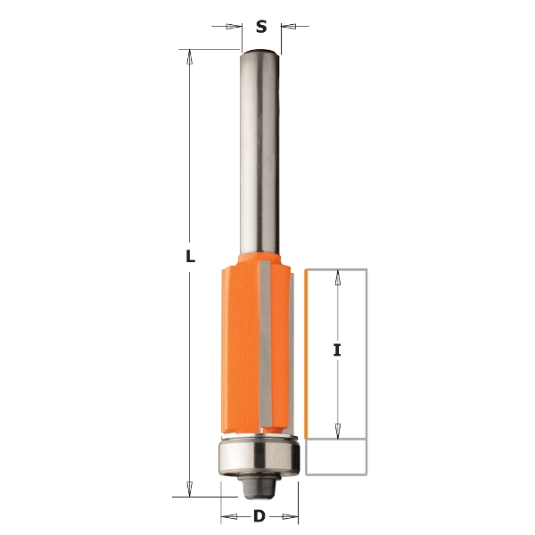 CMT Kantfræser S8xI25,4