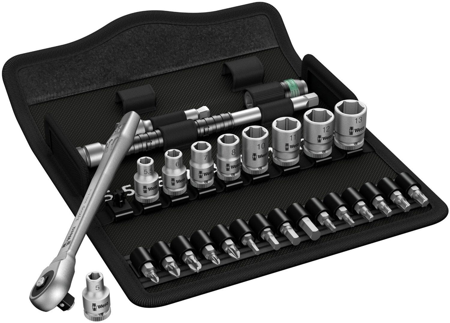Wera 8100 SA 8 Zyklop Metal-skraldesæt - 28 dele