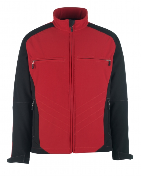 Mascot Dresden Softshell Jakke i Rød/Sort - str. L