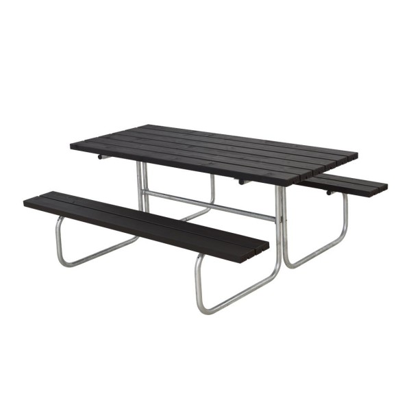 Plus Classic Bord/Bænkesæt - 177 cm - Sort