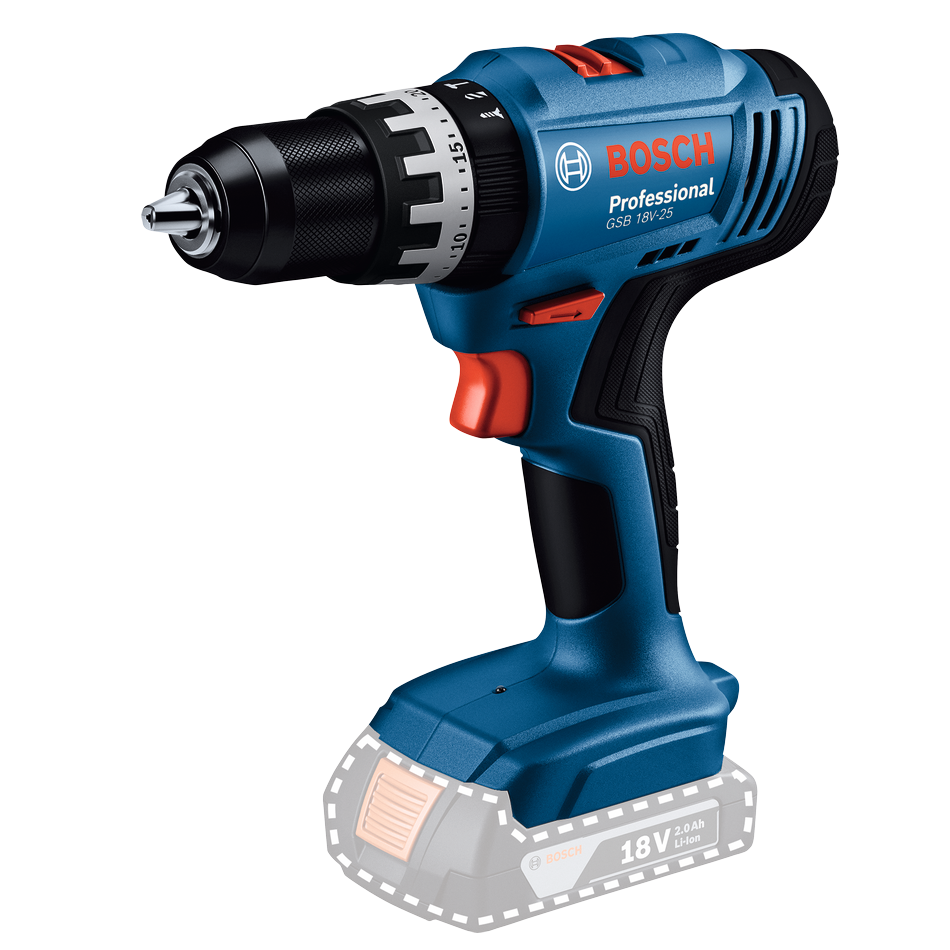 Bosch Professional PRO GSB 18V-25 Slagbore-/skruemaskine – Solo