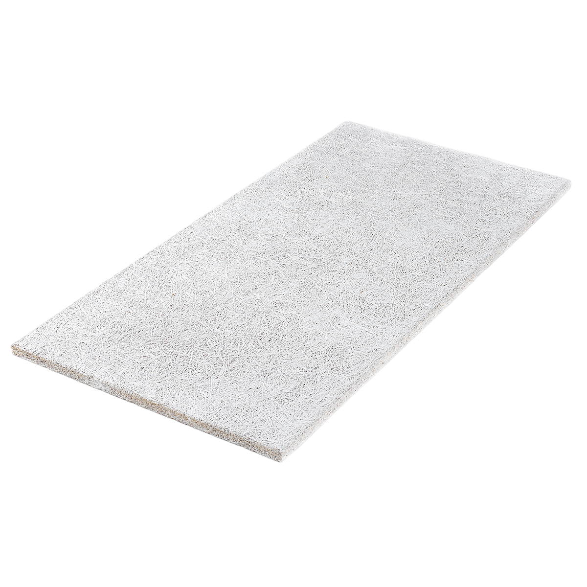 FibroTech Basic Træbeton lys/fin med fas i hvid 25x600x1200mm