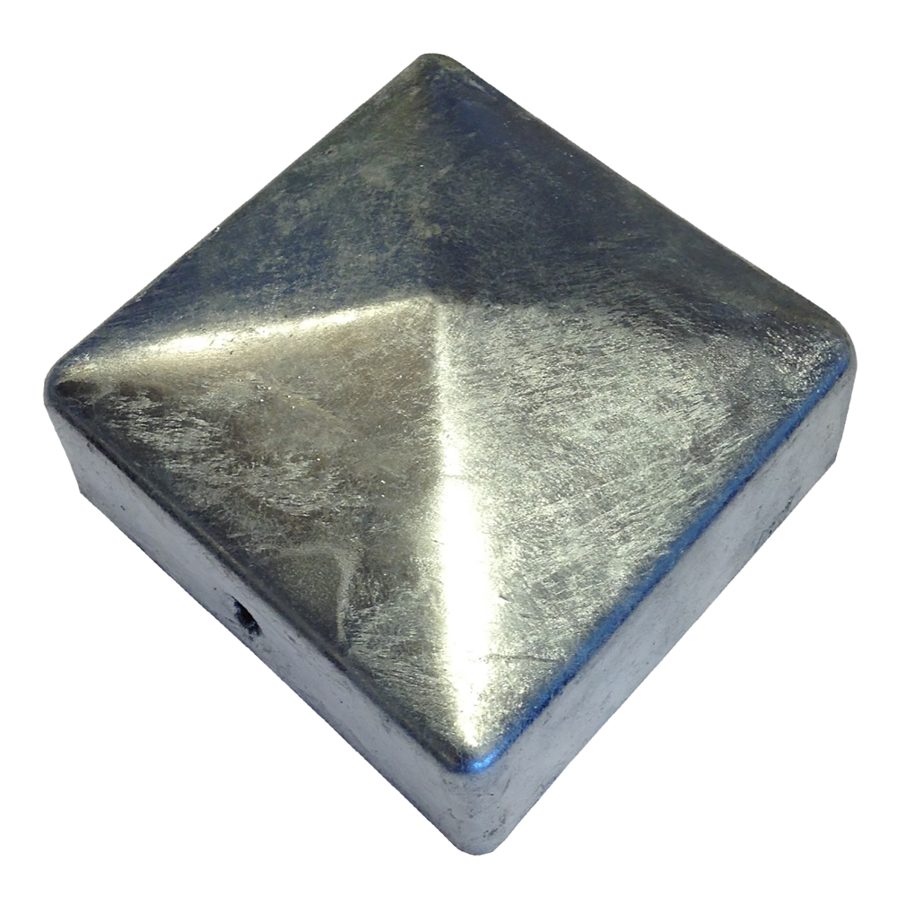 NSH Stolpehat 97 x 97 mm i galvaniseret