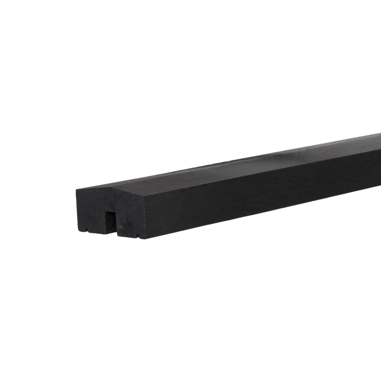 Plus Klink/Plank mellem/topafslutning 174 cm - Sort RAL 9005