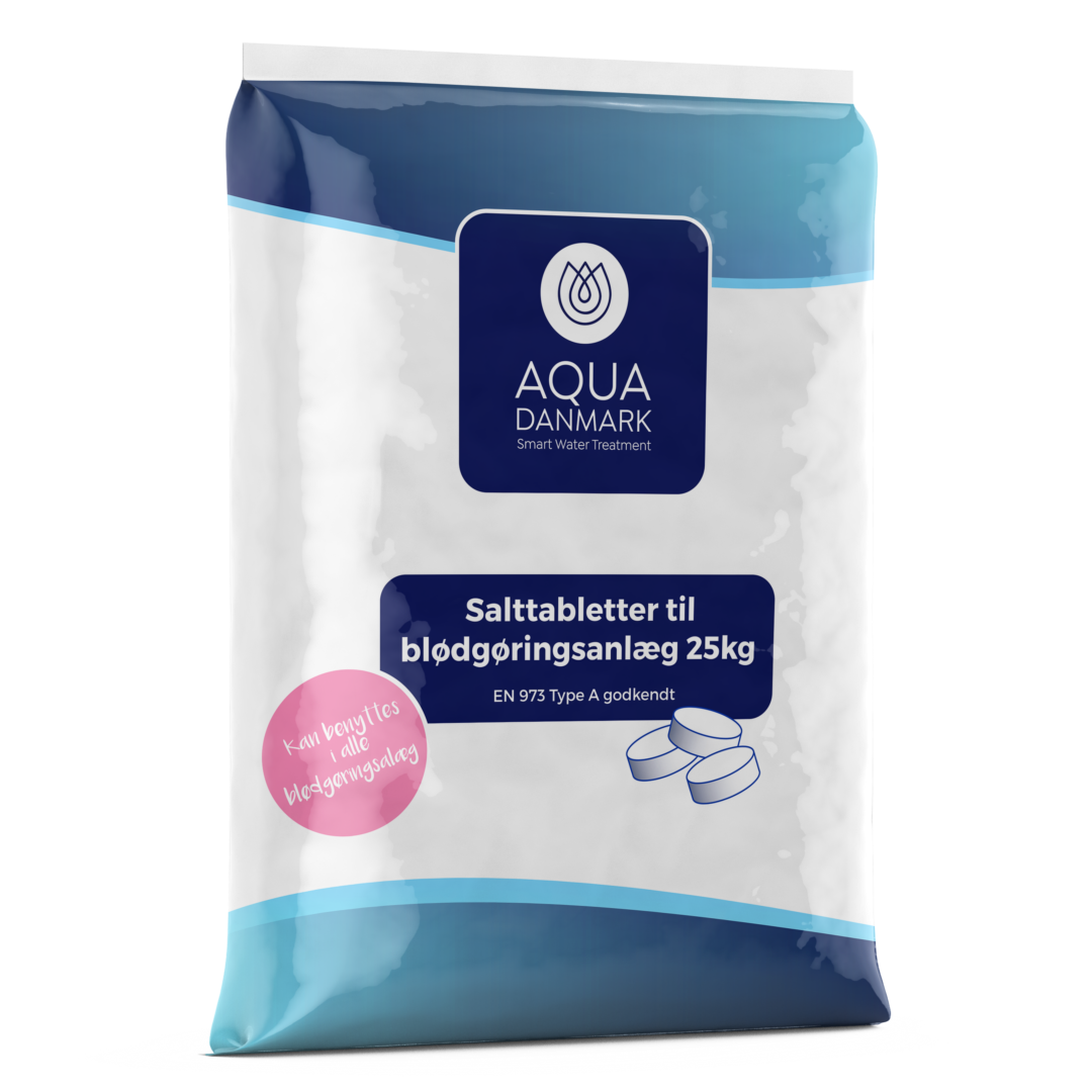 Aqua Salttabletter til blødgøringsanlæg 25 kg