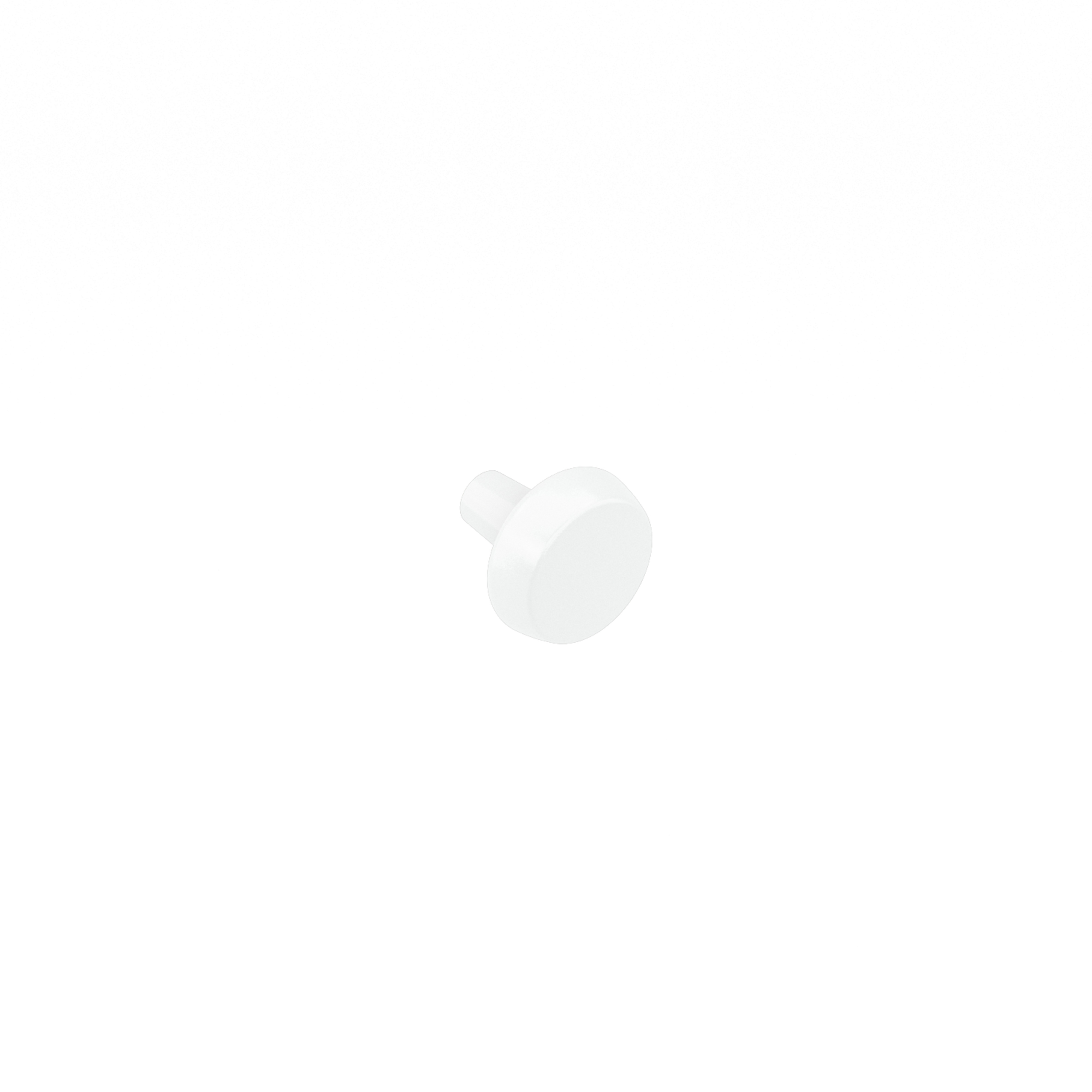 Scanbad Dot knopgreb ø2,8 cm hvid