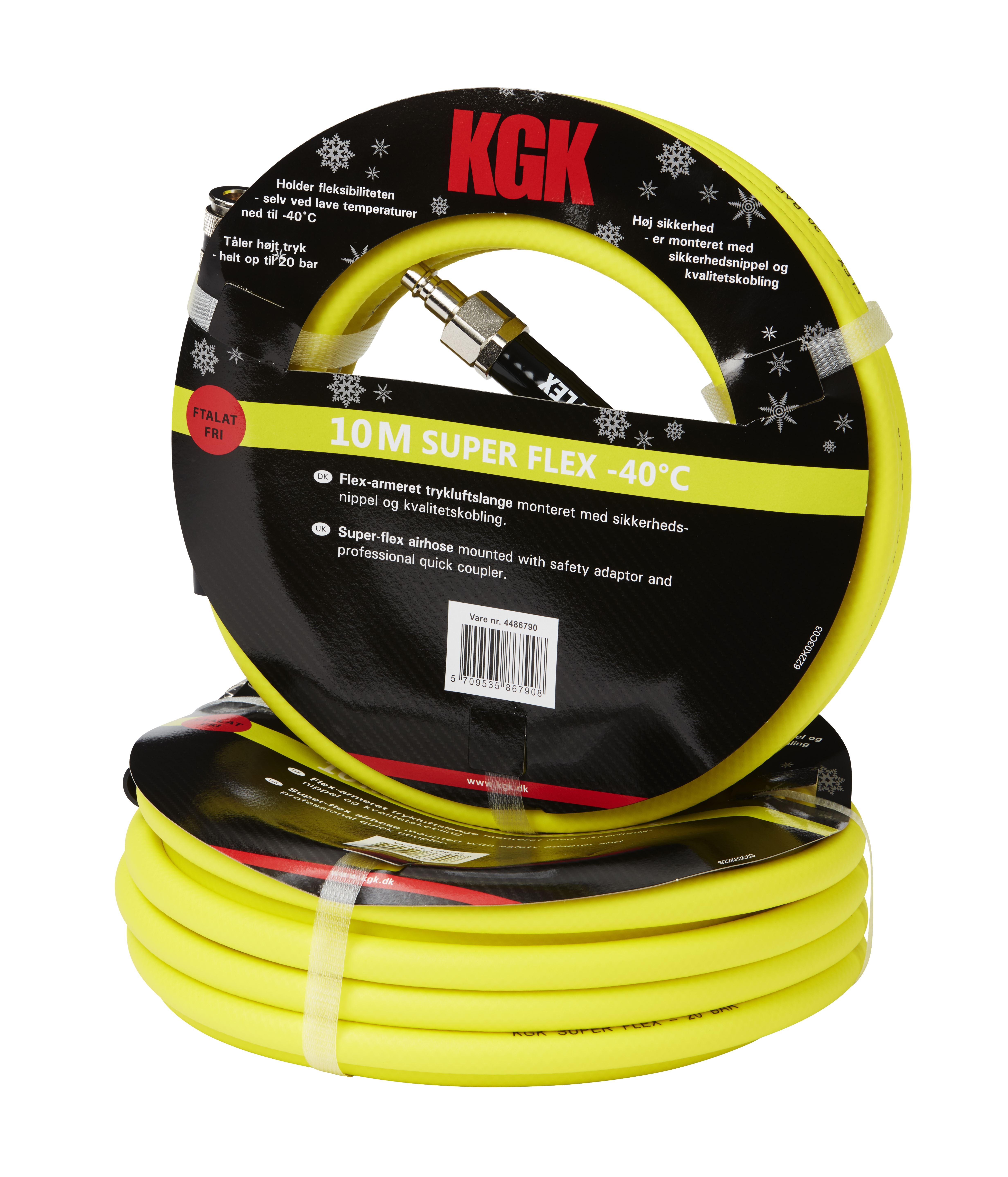 KGK Super Flex Pro Trykluftsslange 3/8" 10M
