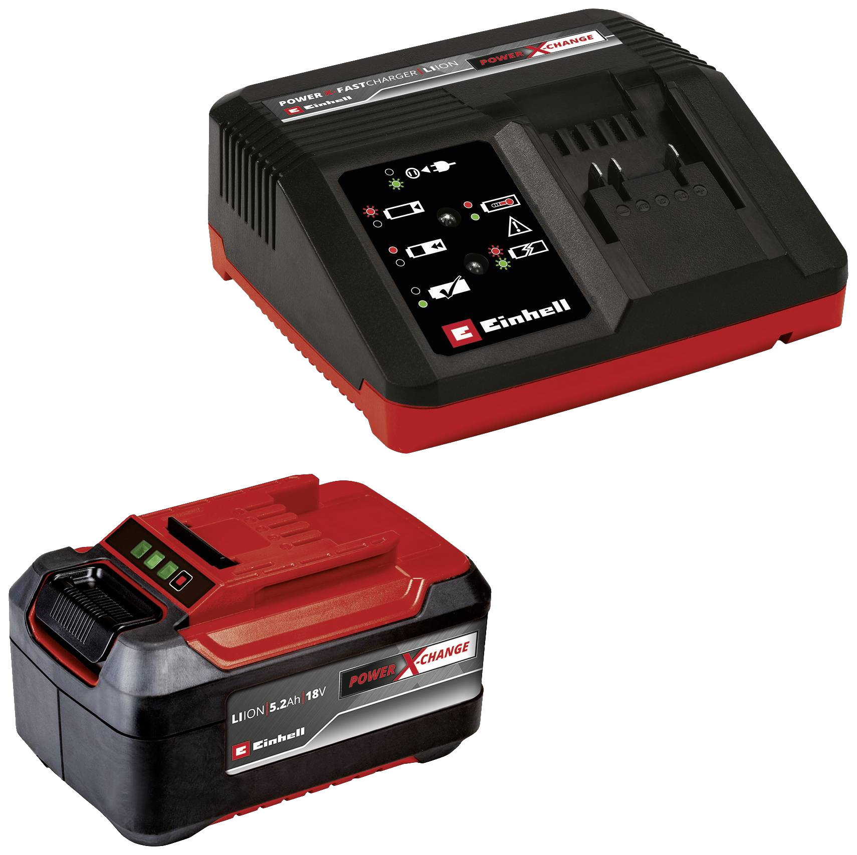 Einhell 4512114 18V Startsæt med 5,2Ah batteri og lader