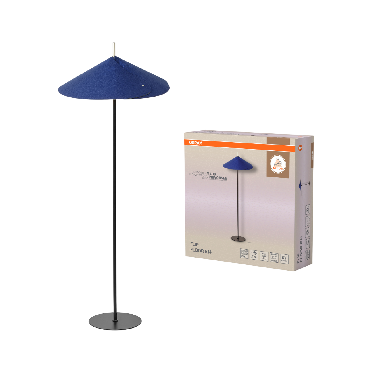 Osram Decor Flip Gulvlampe i blå