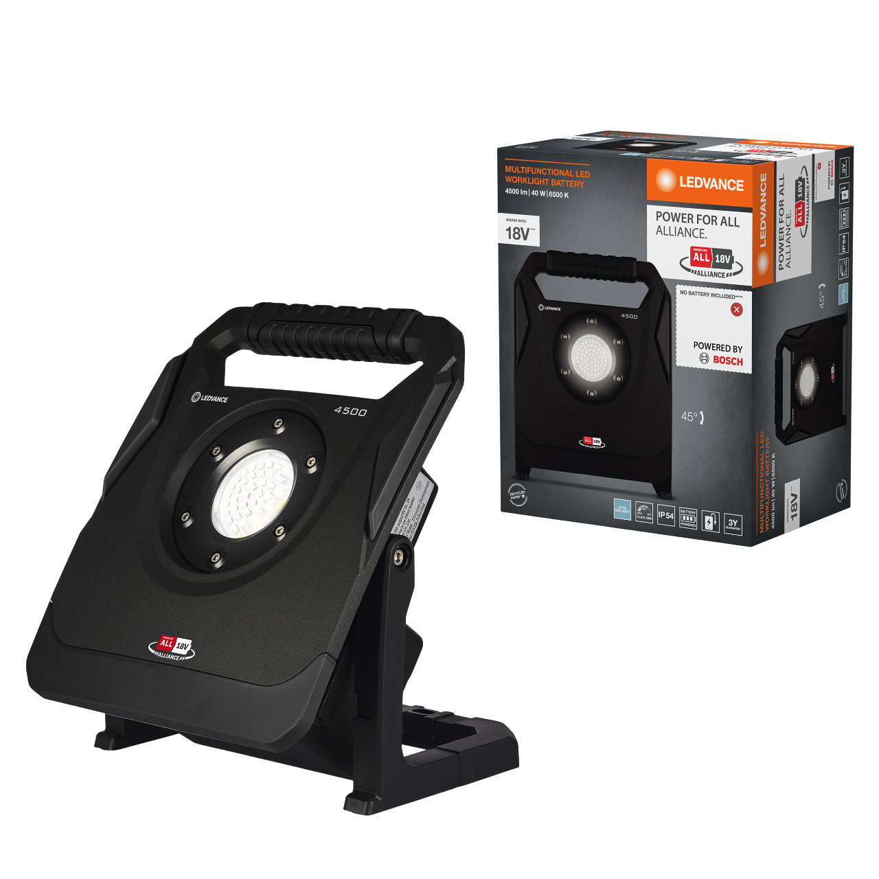 LEDVANCE Bosch Home 45W 840 DIM Powerbank Arbejdslampe – Solo