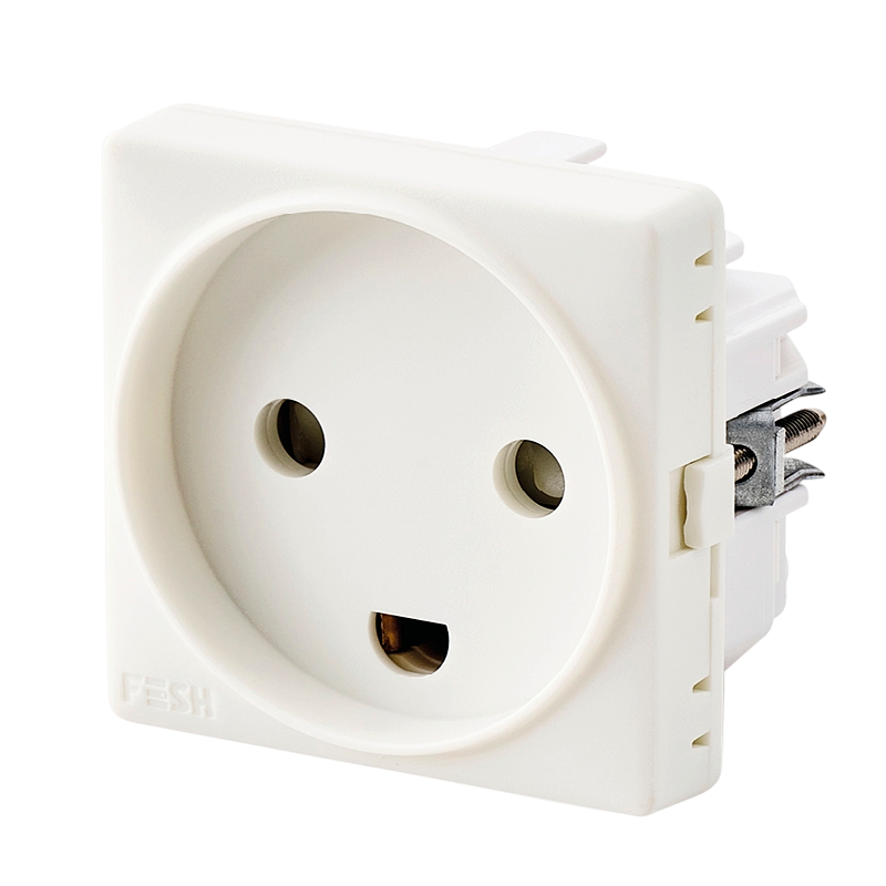 FESH SWITCH Curveline Stikudtag med jord 1,0 i hvid