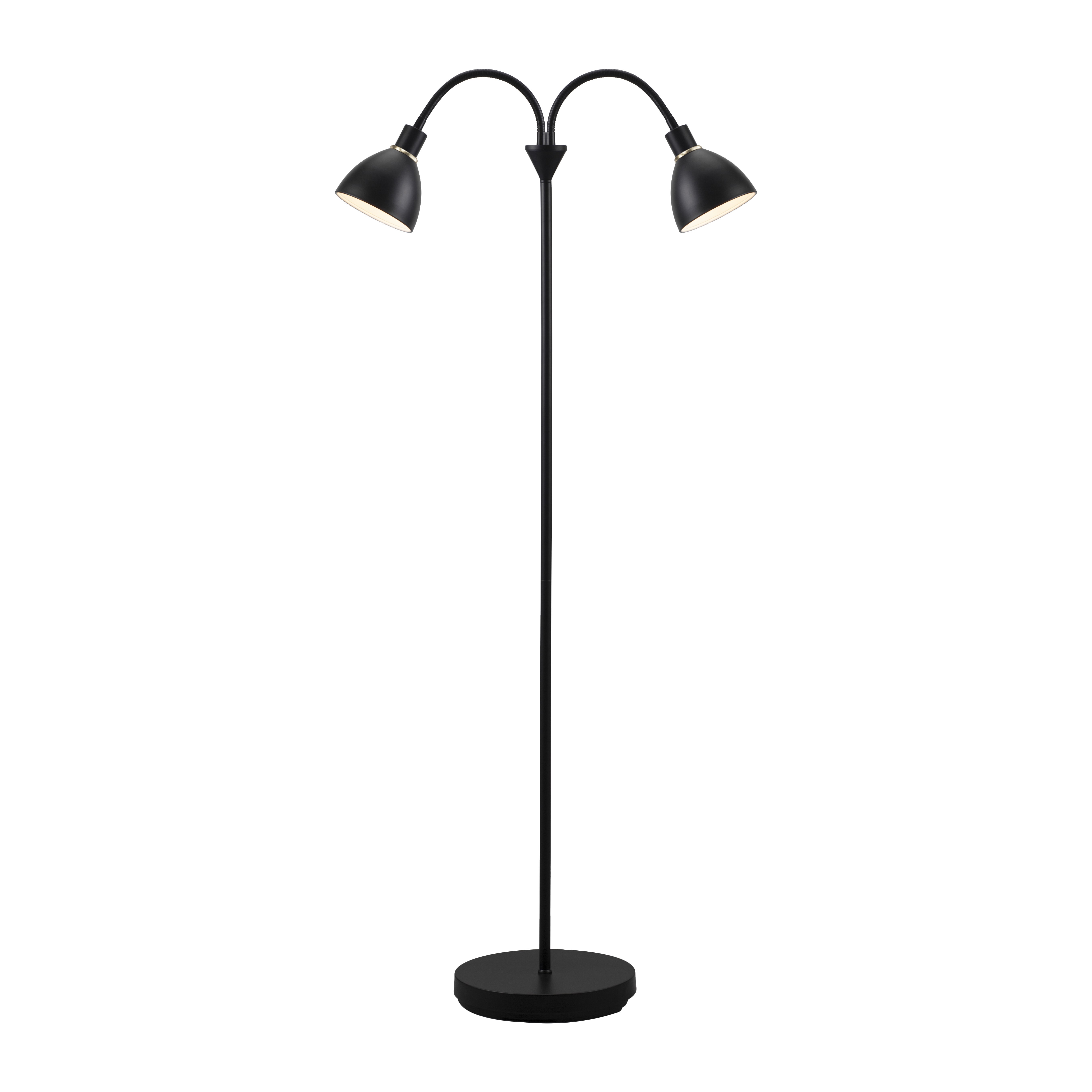 Nordlux Ray Dobbelt Gulvlampe – Sort