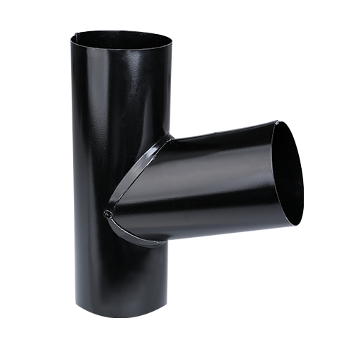Plastmo Sort Arkitekt 70° Grenrør Ø90 mm