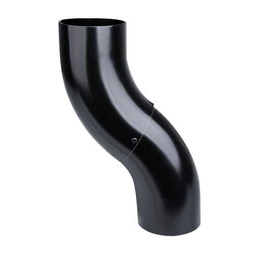 Plastmo Sort Arkitekt Nedførsel Ø90 mm