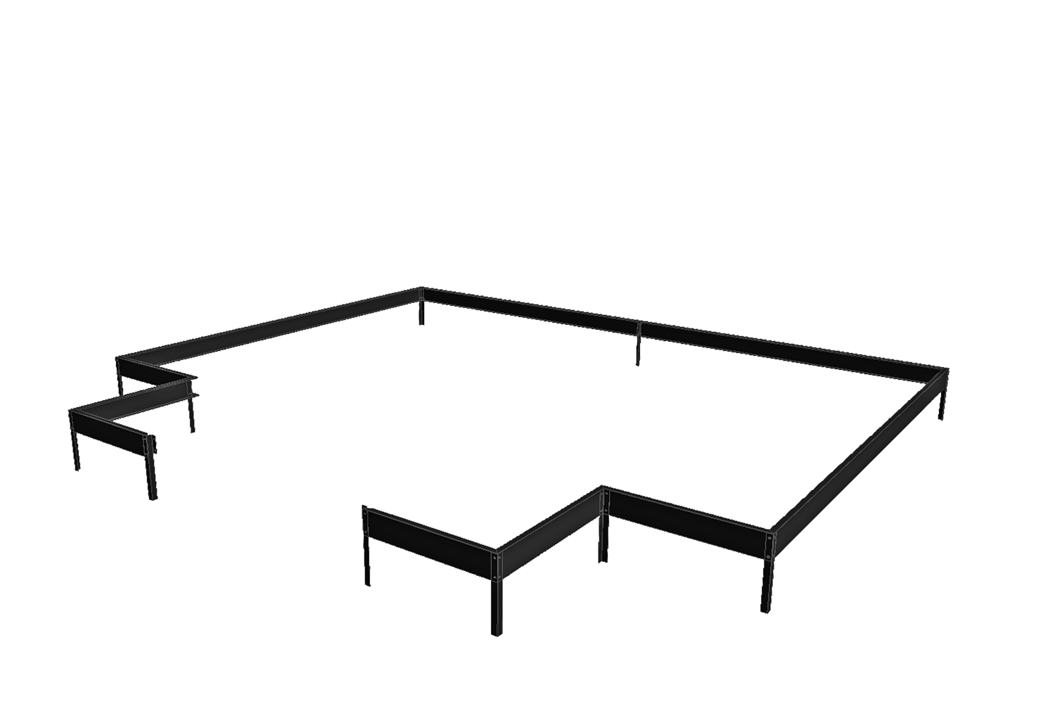 Juliana Orangeri 15,1 m2 fundament i sort