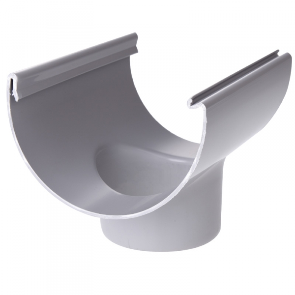 Plastmo plast tudstykke nr. 12 - 90 mm i grå