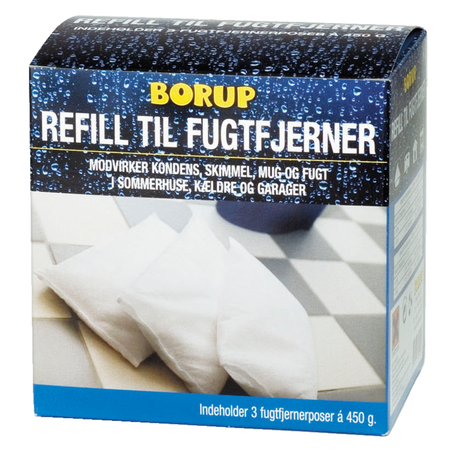 Fugtfjerner Refill 450g - 3 stk.