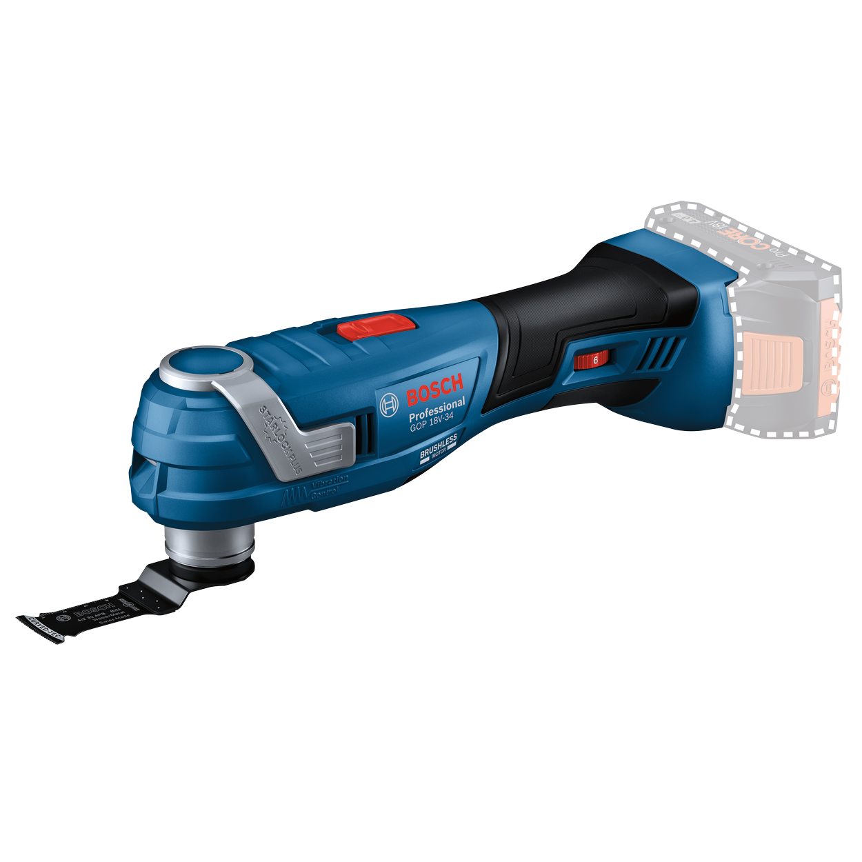 Bosch Professional GOP 18V-34 Multicutter – Solo