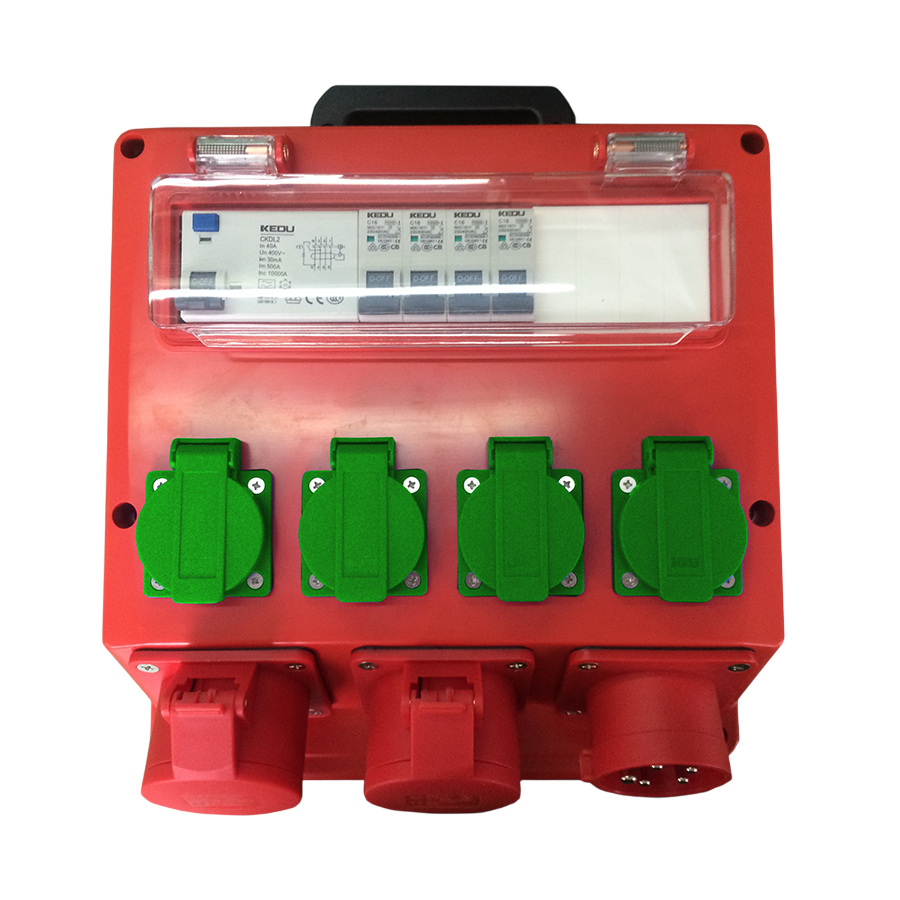 Blue Electric Byggestrømstavle 16A - 230/400 Volt