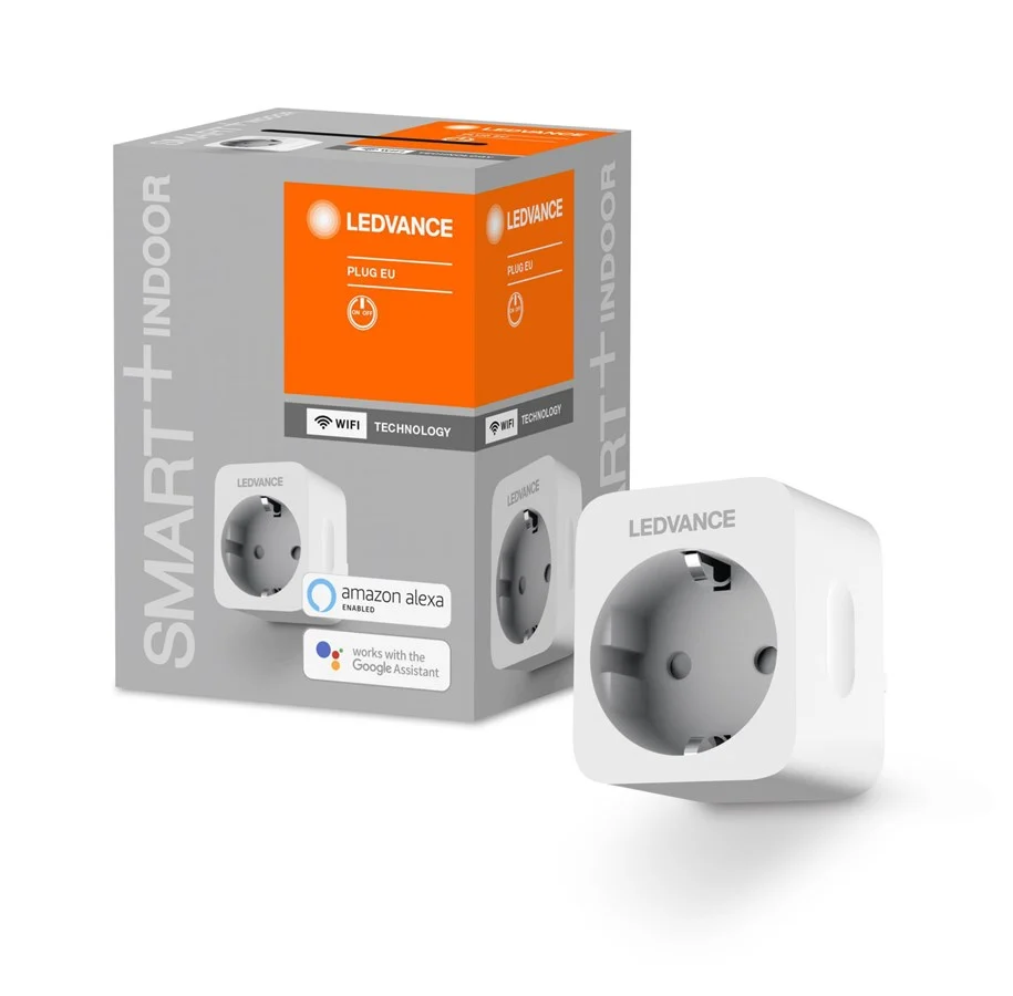 Ledvance Smart+ WiFi Plug med energimåler i hvid