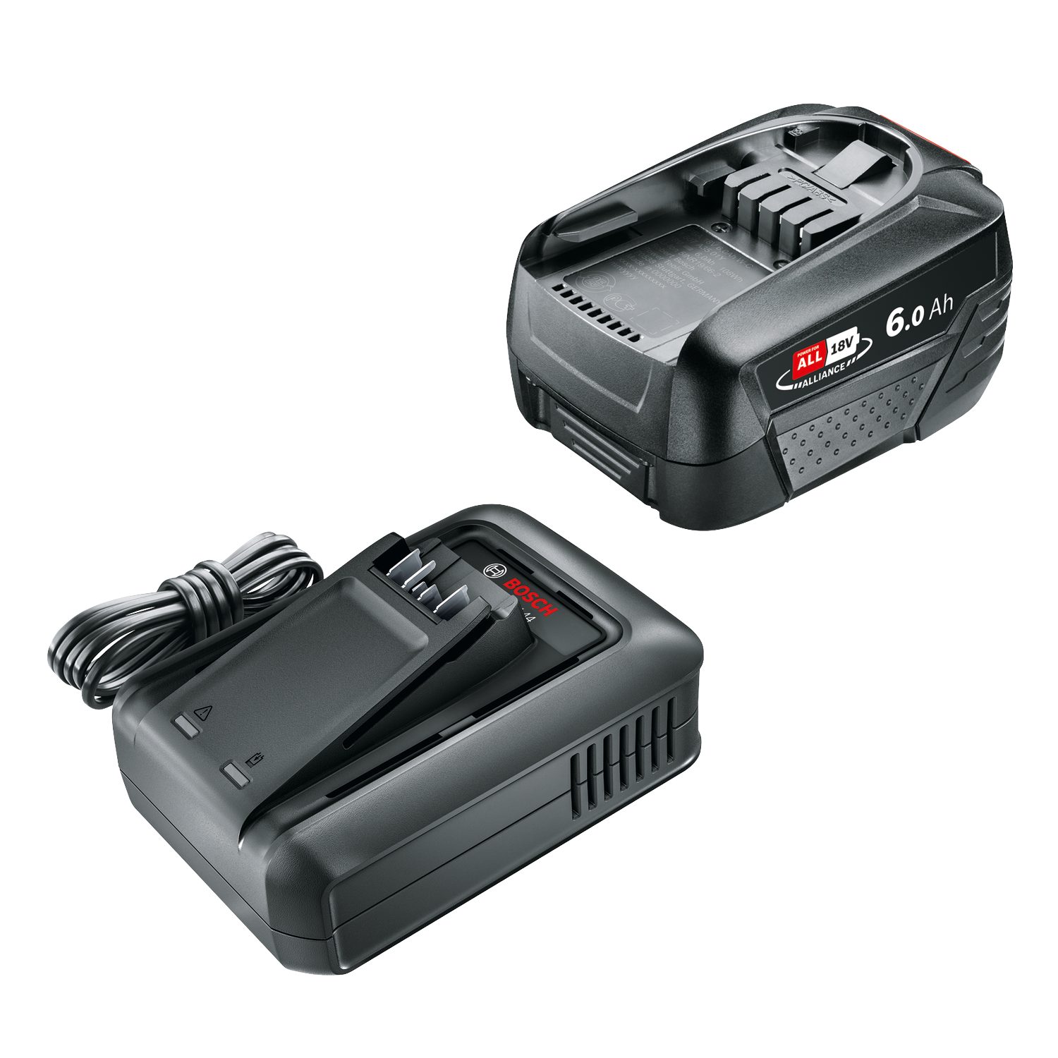 Bosch 18V Startsæt med 6,0Ah batteri og AL 18V-44 lader