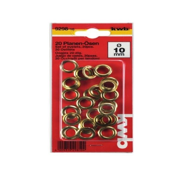 DVA presenning ringe 16 mm - 20 stk.