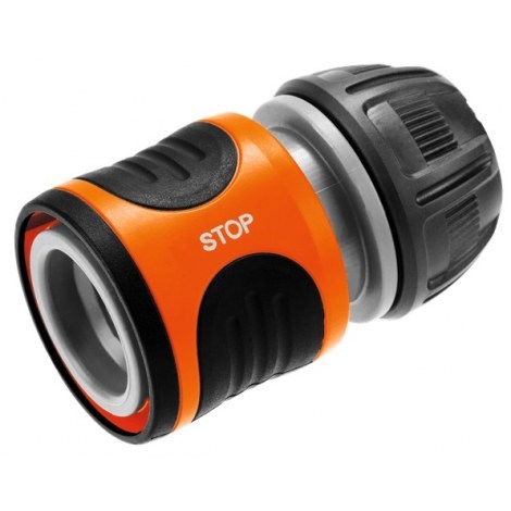 Gardena Slangekobling med stop 1/2"