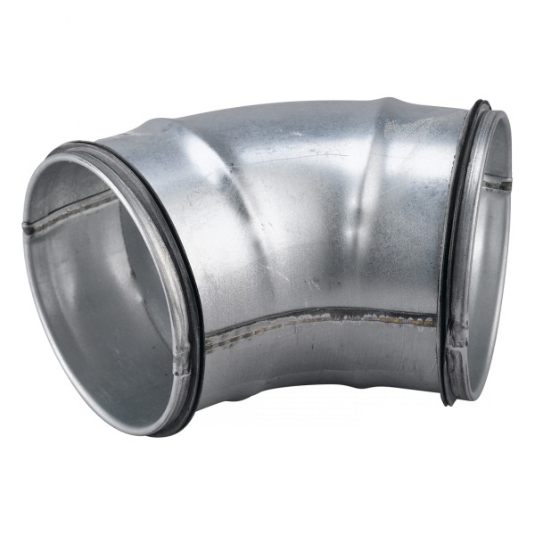 Ventilationsbøjning 45 gr. Ø 125 mm